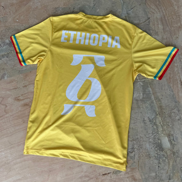 Yellow Ethiopian Soccer Jersey